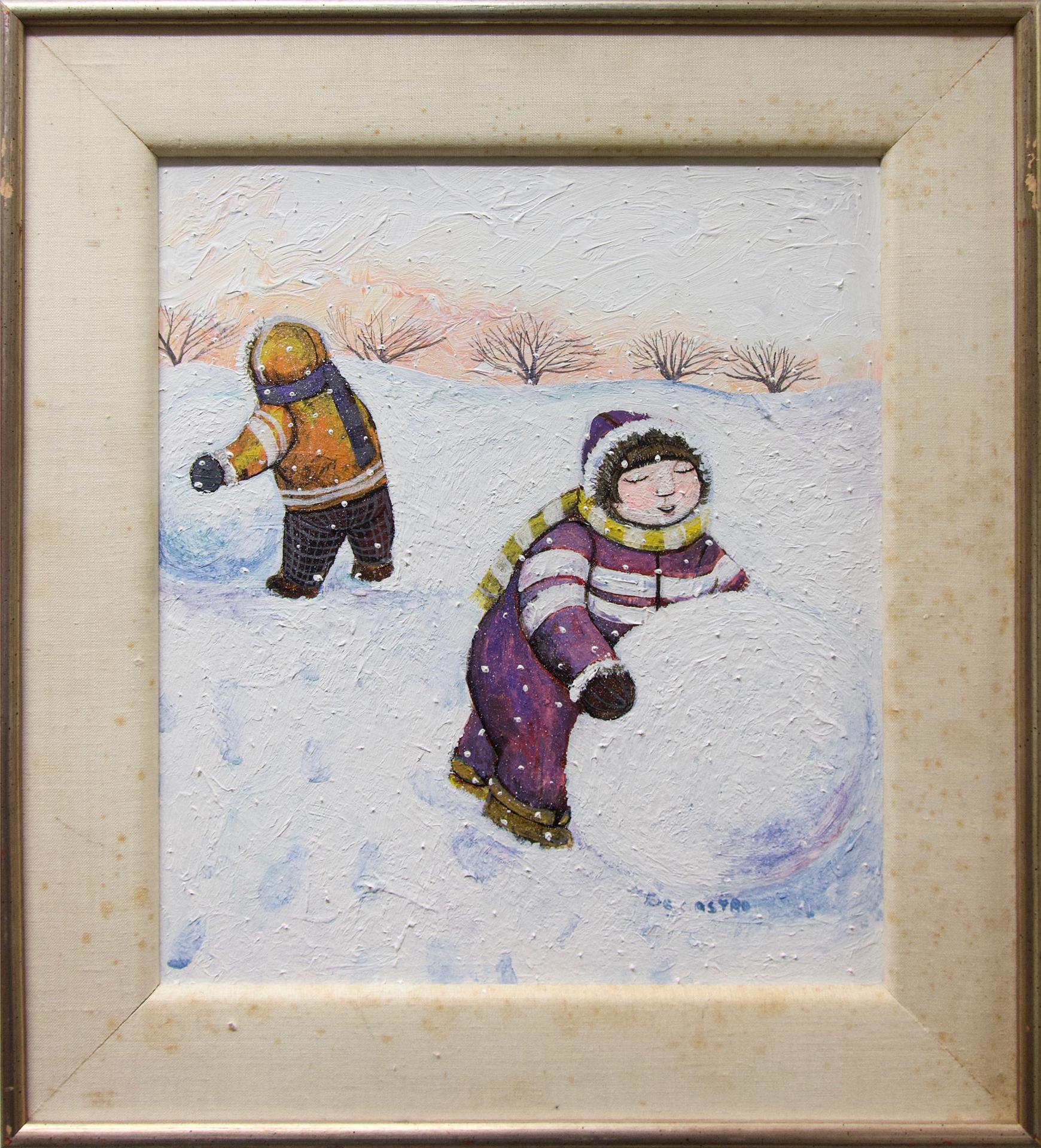 Alberto de Castro (1952-1995) - Untitled (Building A Snowman)