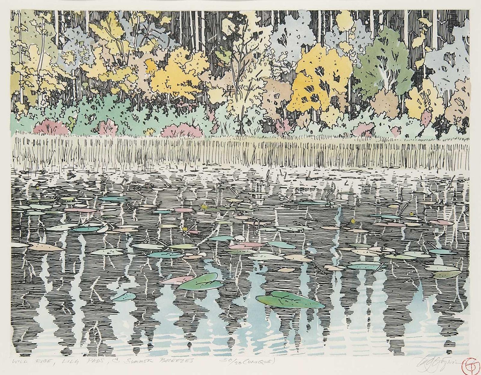 Edward William (Ted) Godwin (1933-2013) - Wild Rice, Lily Pads and Summer Breeze #30/50 unique