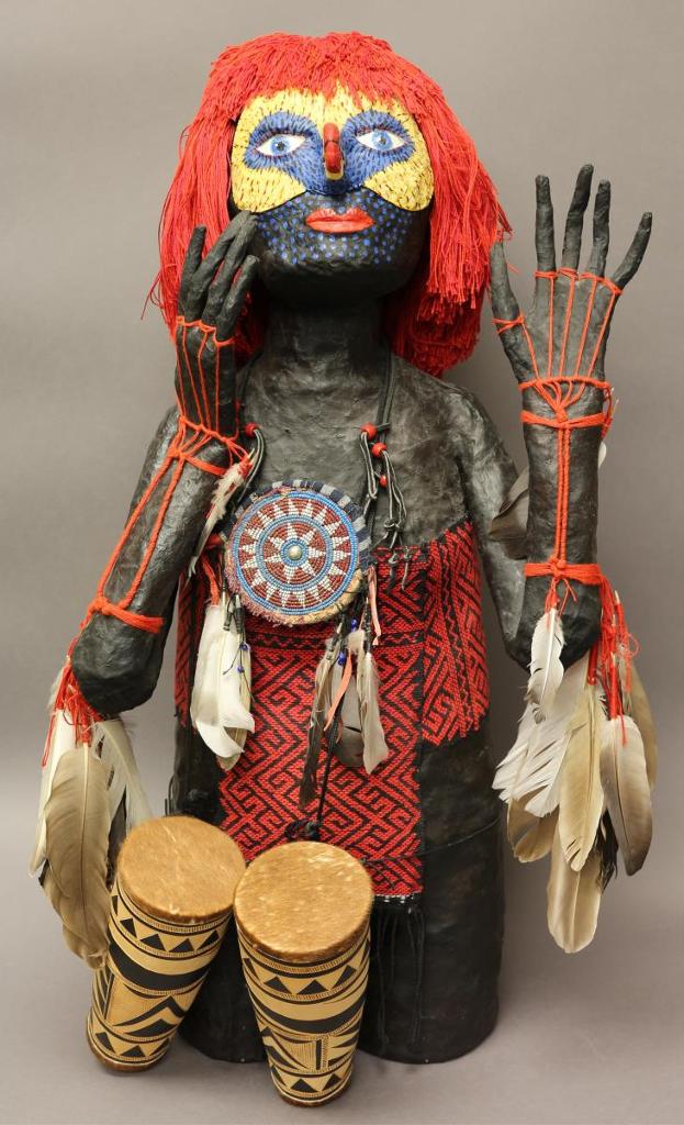 Pat Strakowski (1937) - Earth Waking The Sun With Rhythm And Chants; 1989