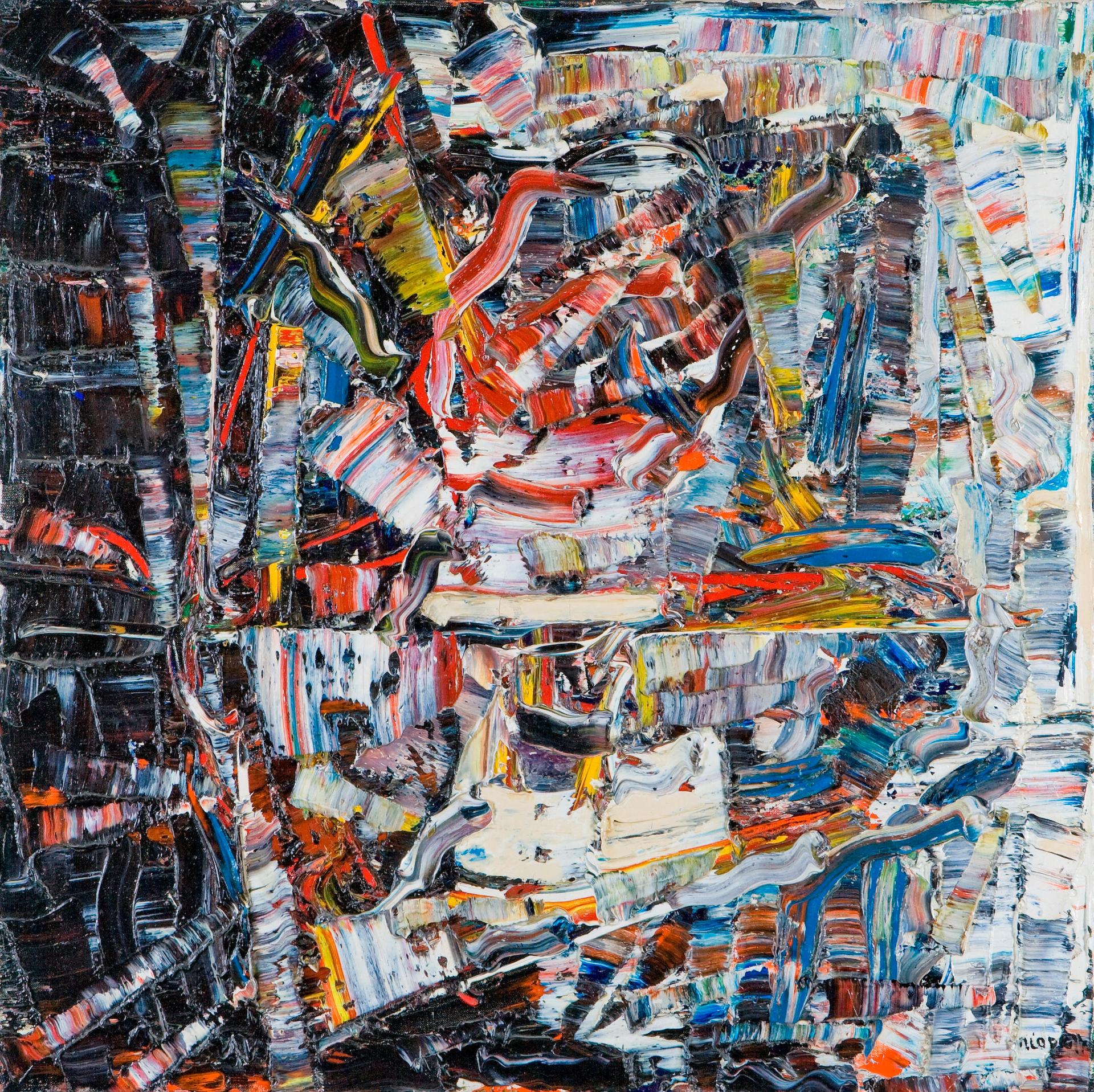 Jean-Paul Riopelle (1923-2002) - Câ-âh 29 x 29in (73.5 x 73.5cm)