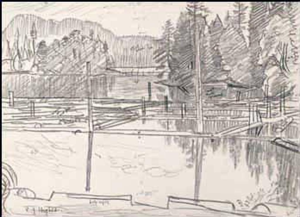 Edward John (E. J.) Hughes (1913-2007) - Late Afternoon, Cooper's Cove