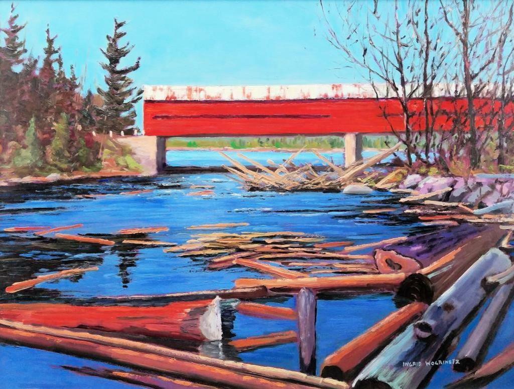 Ingrid Loesche Wogrinetz - Wakefield Covered Bridge, 1980