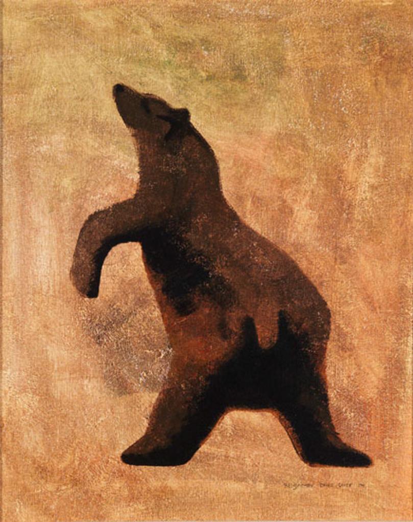 Benjamin Chee Chee (1944-1977) - Bear / Untitled (verso)