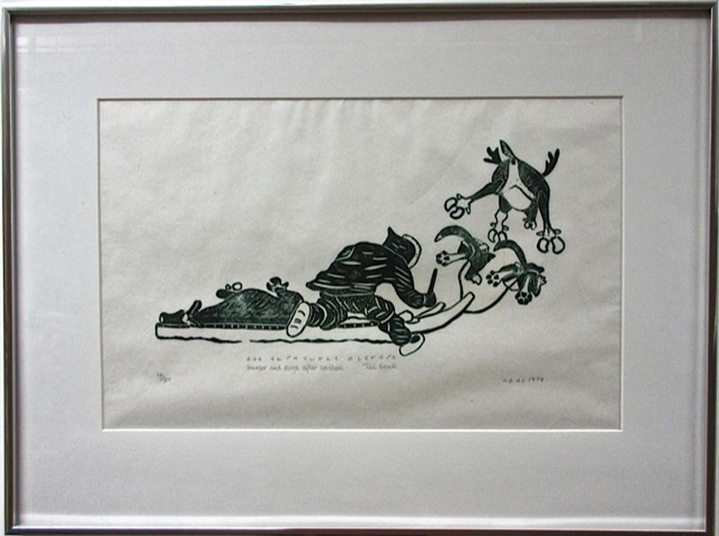 Tivi Etok Etook (1929) - Hunter And Dogs After Caribou