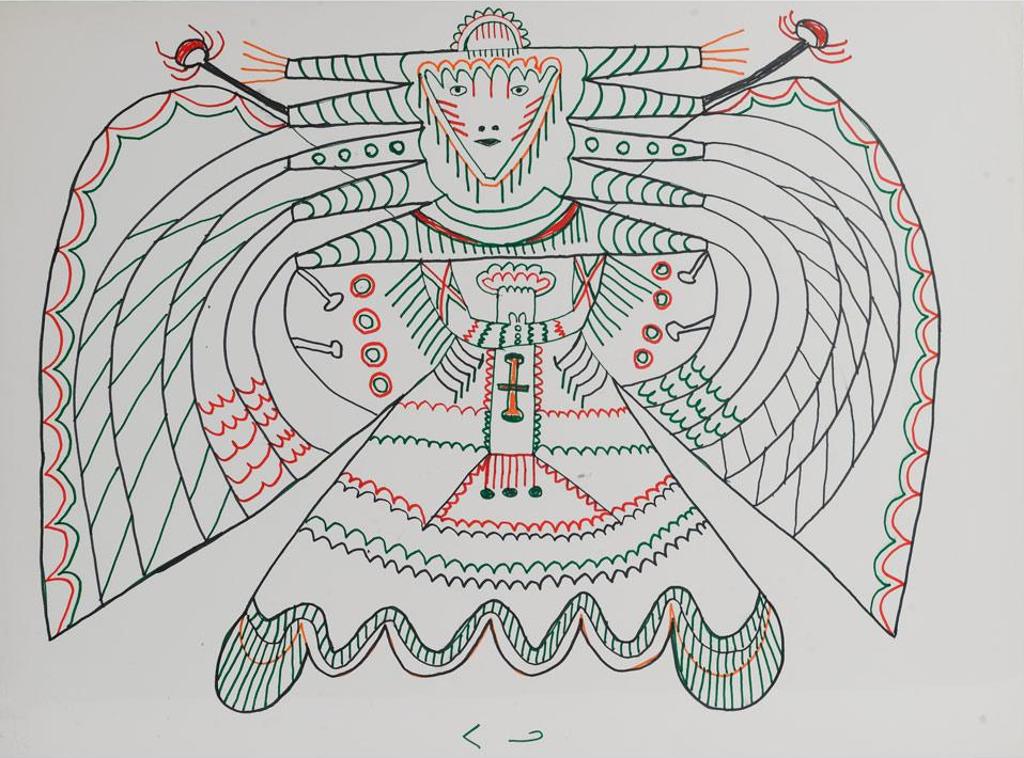 Pudlo Pudlat (1916-1992) - Untitled (Eccliesiast, 1969)