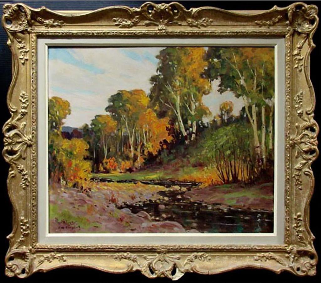 Alfred William Campbell (1875) - Untitled (Winding Creek - Autumn)