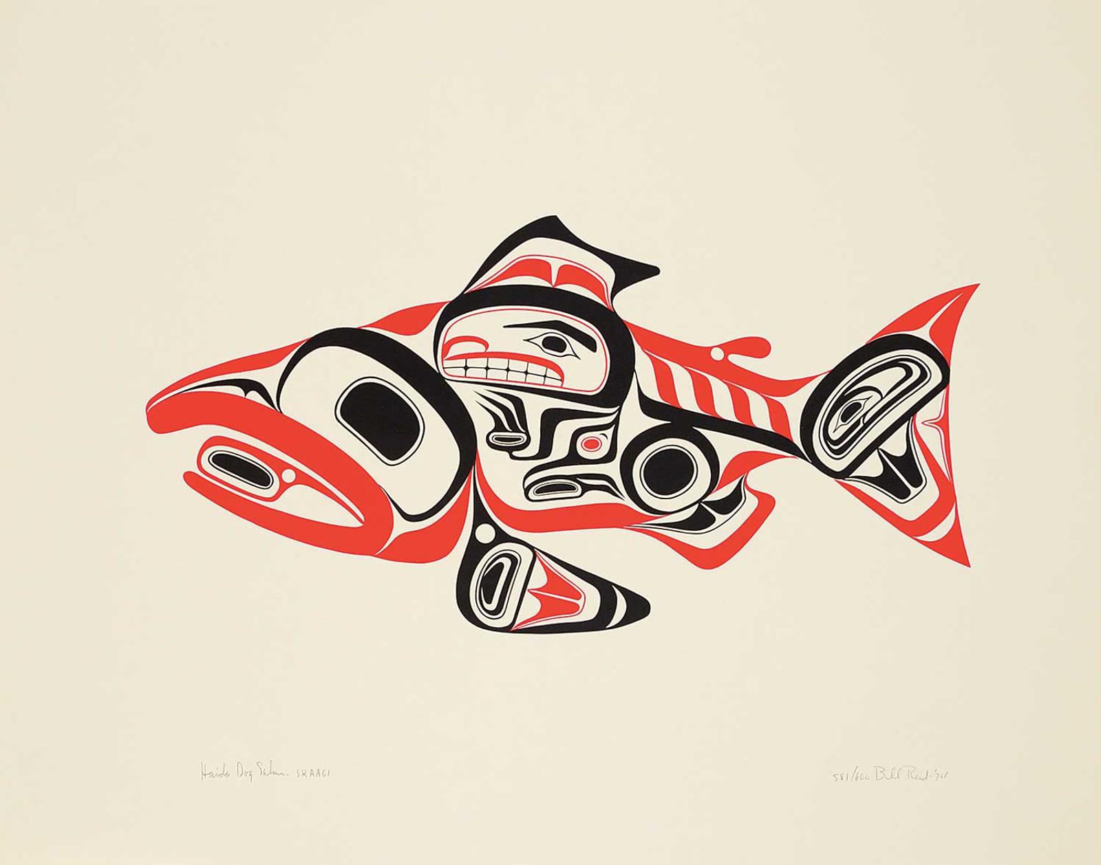 Bill (William) Ronald Reid (1920-1998) - Haida Dog Salmon  #581/600
