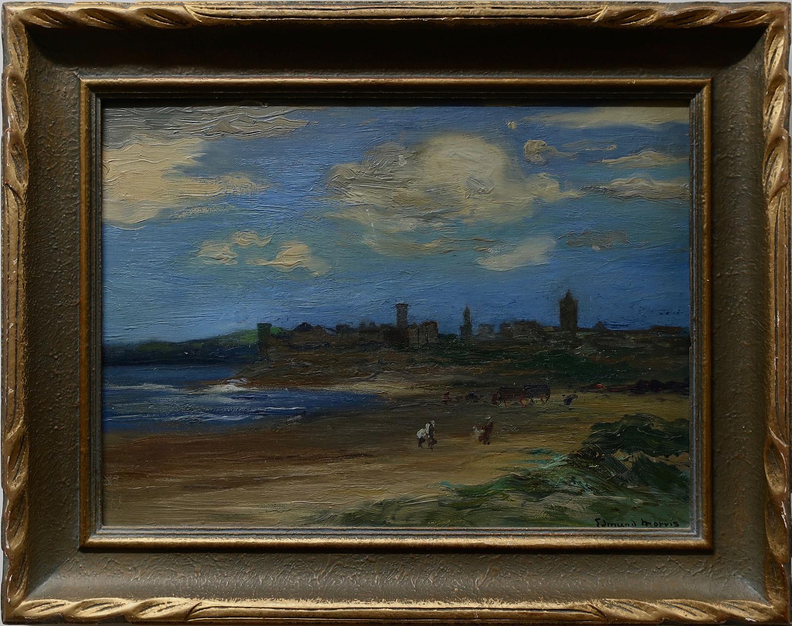 Edmund Montague Morris (1871-1913) - Untitled (Figures On A Beach - Evening)