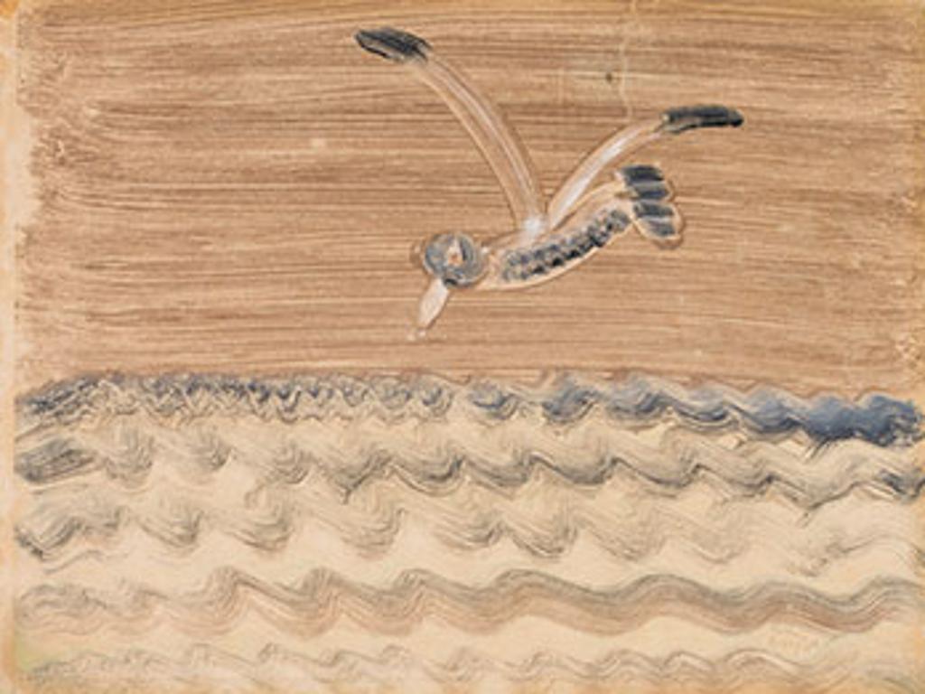 Milton Avery (1893-1965) - Brown Bird Brown Sea
