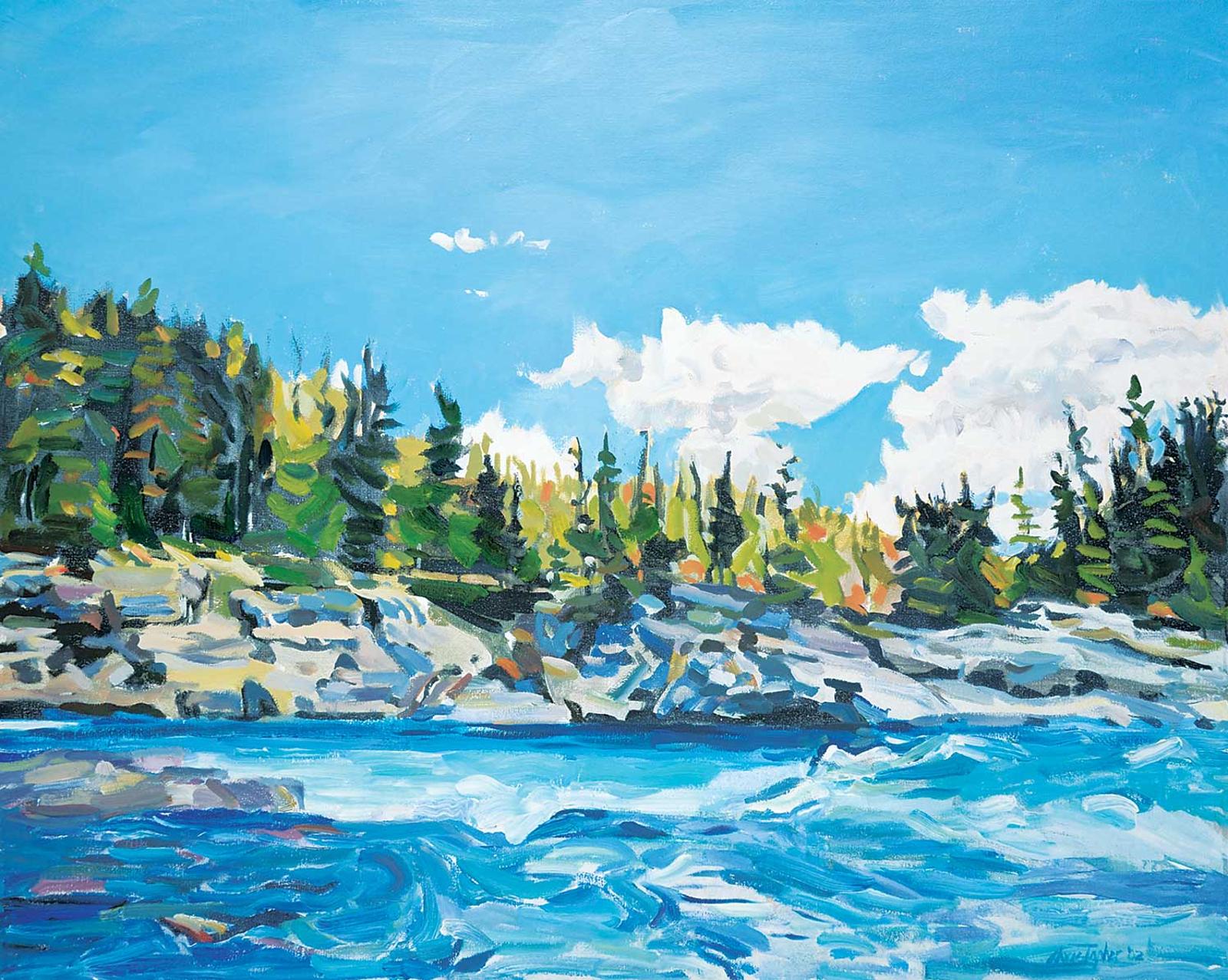 Ken Christopher (1942) - Down Stream to Bow Falls