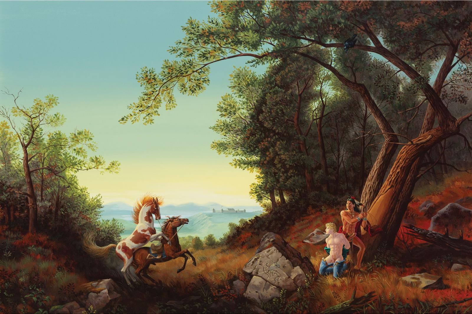 Kent Monkman (1965) - Fort Edmonton, 2003