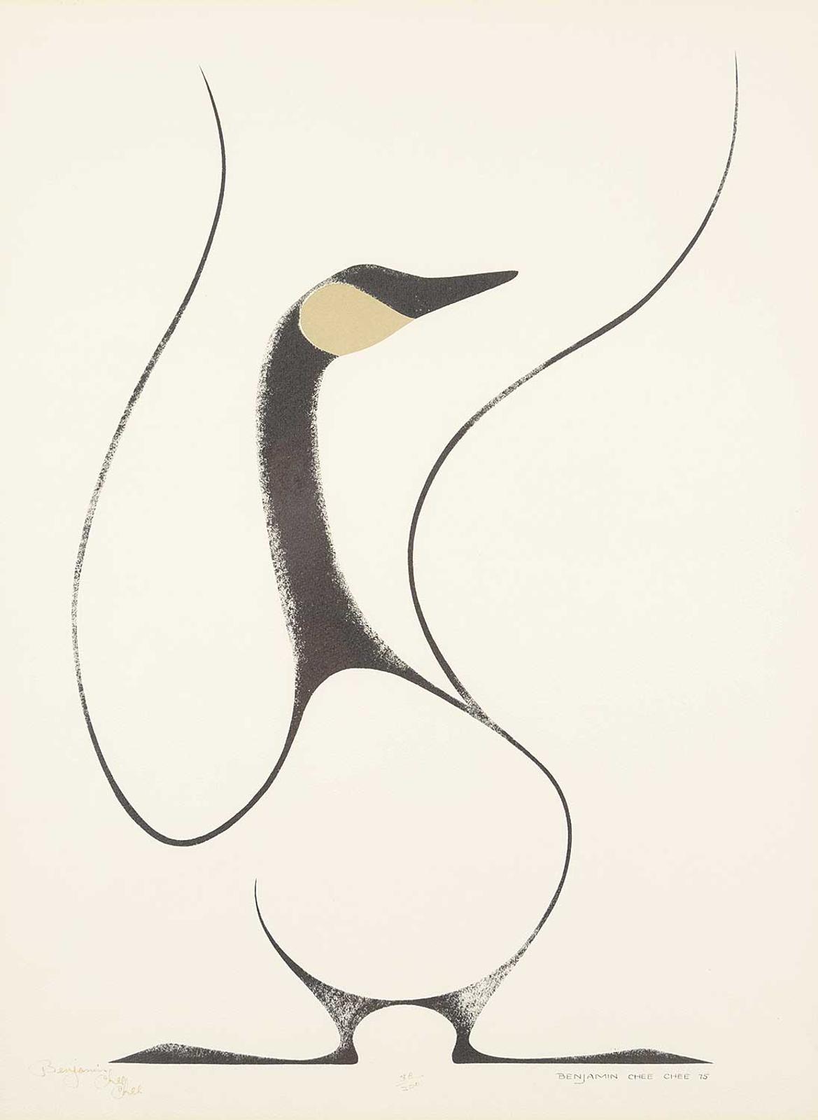 Kenneth Benjamin Chee Chee (1944-1977) - Untitled - Bird  #38/200