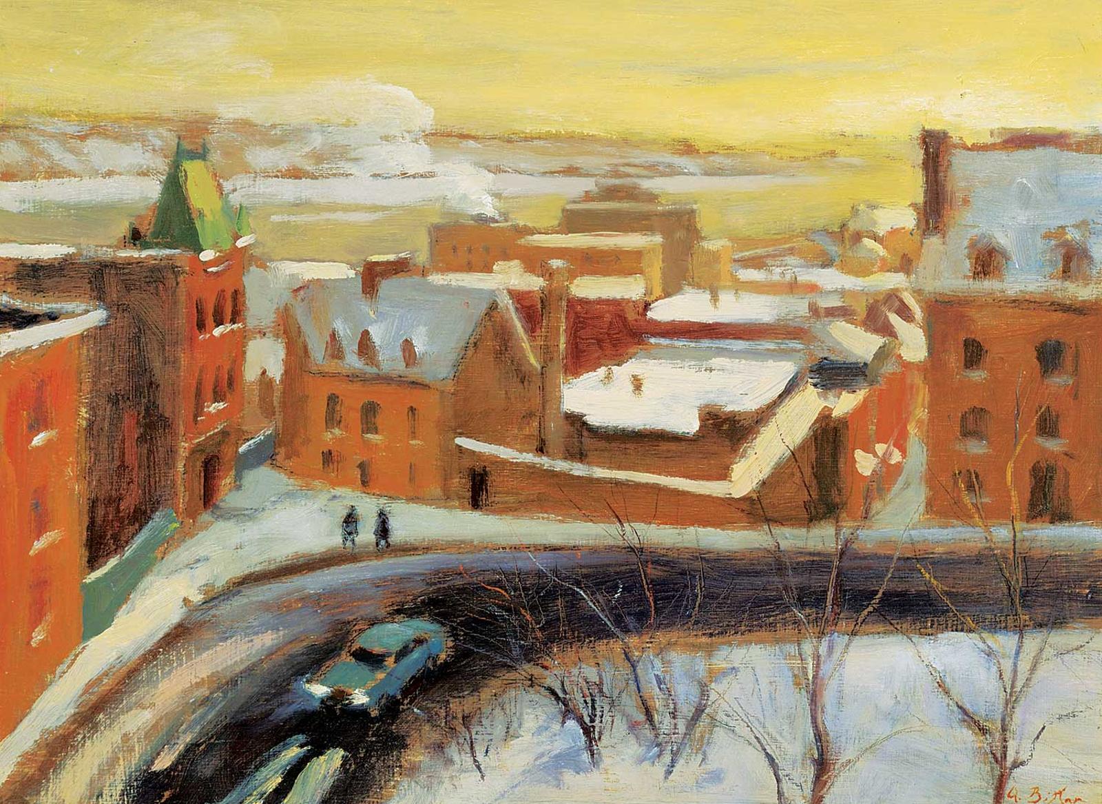 Antoine Bittar (1957) - Les Toits de Quebec, Quebec Rooftops