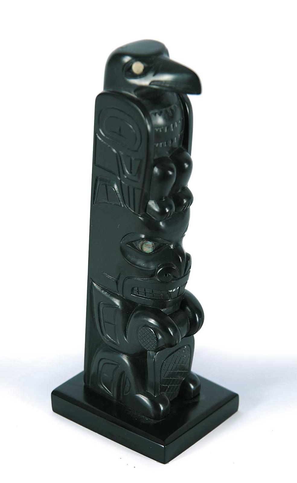 Glen Pollard (1957) - Haida Raven + Beaver