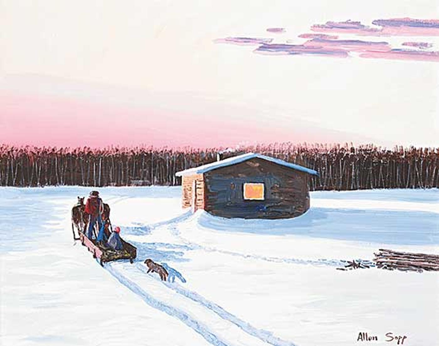 Allen Fredrick Sapp (1929-2015) - Untitled - Arriving Home