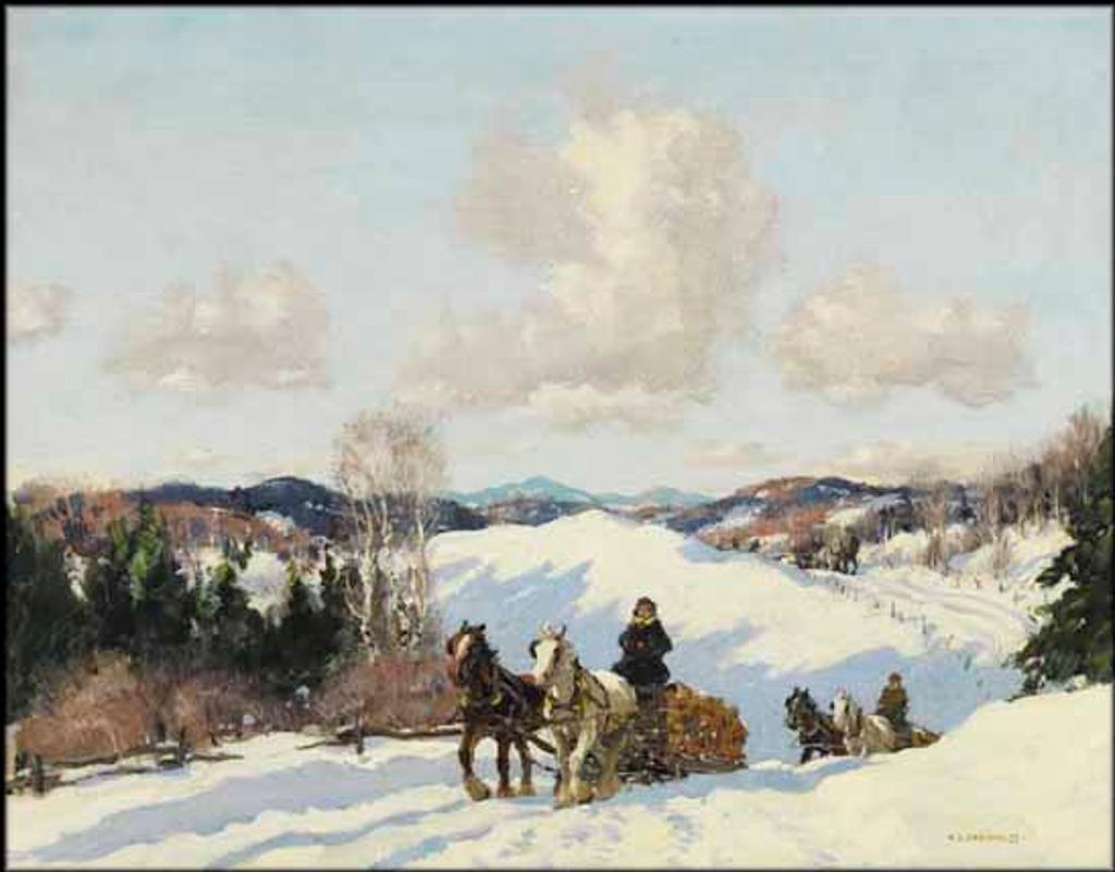 Frederick Simpson Coburn (1871-1960) - Four Teams of Horses