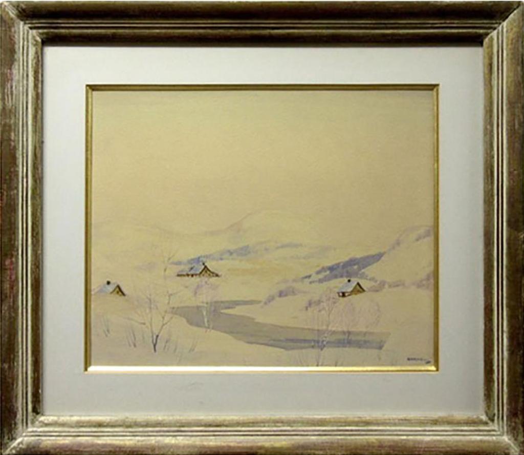 Graham Norble Norwell (1901-1967) - Cabins In The Laurentians