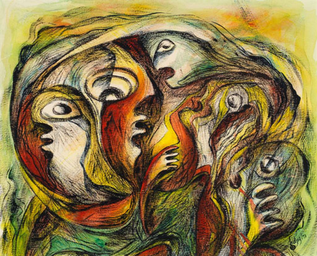 Daphne Odjig (1919-2016) - Genocide #2