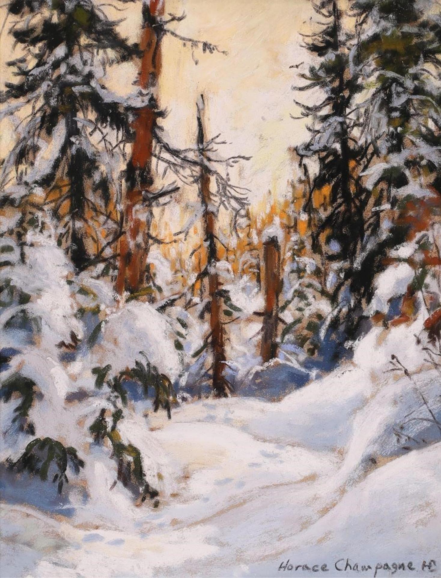 Horace Champagne (1937) - Naples Yellow Sky (Camp Mercier, Parc Des Laurentides, Quebec); 2005