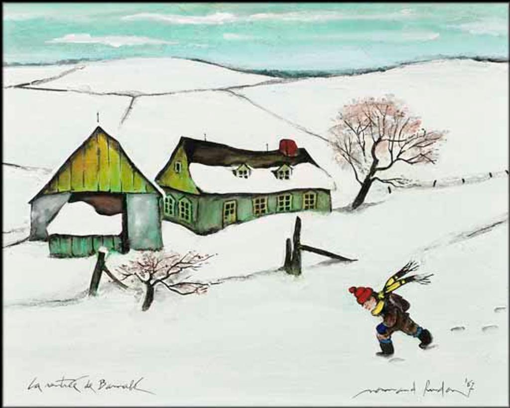 Normand Hudon (1929-1997) - La rentrée de Barnabé