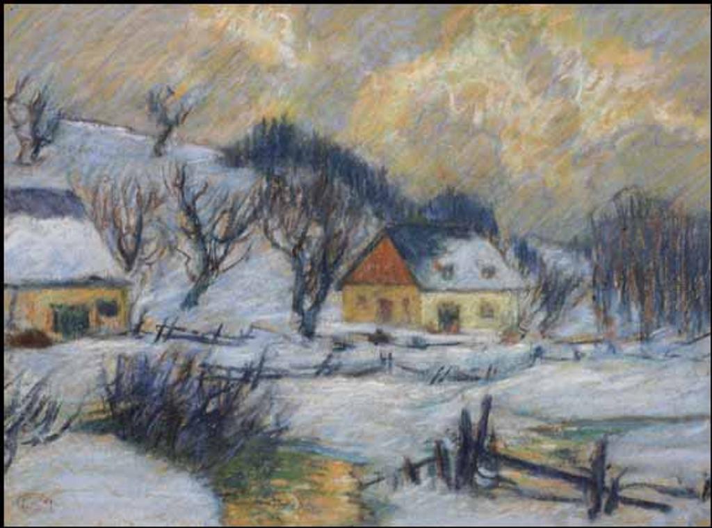 Clarence Alphonse Gagnon (1881-1942) - The Old House, Charlevoix