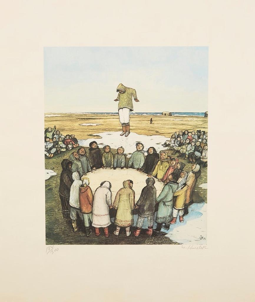William Kurelek (1927-1977) - Sky Tossing