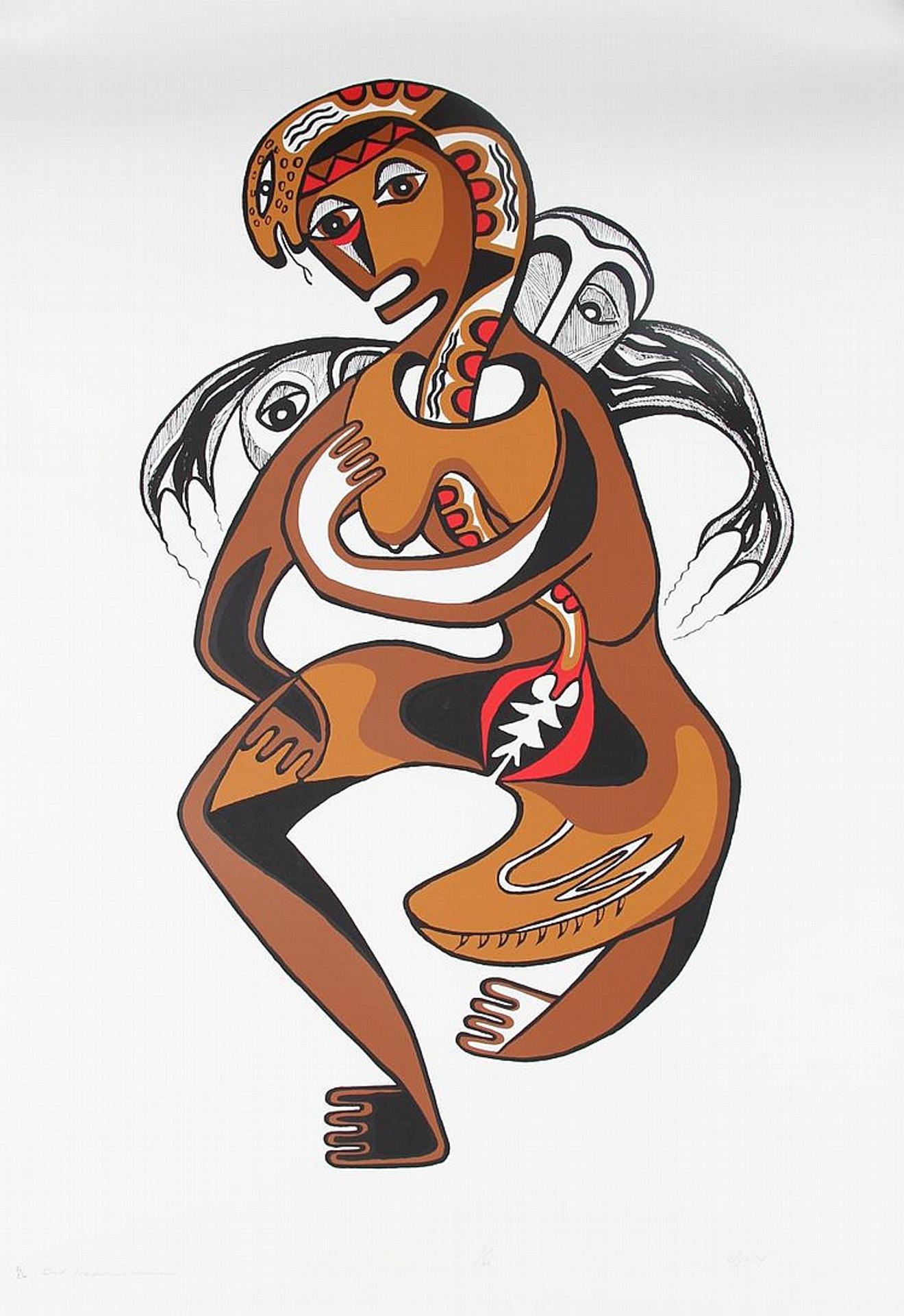 Daphne Odjig (1919-2016) - Bad Medicine Woman