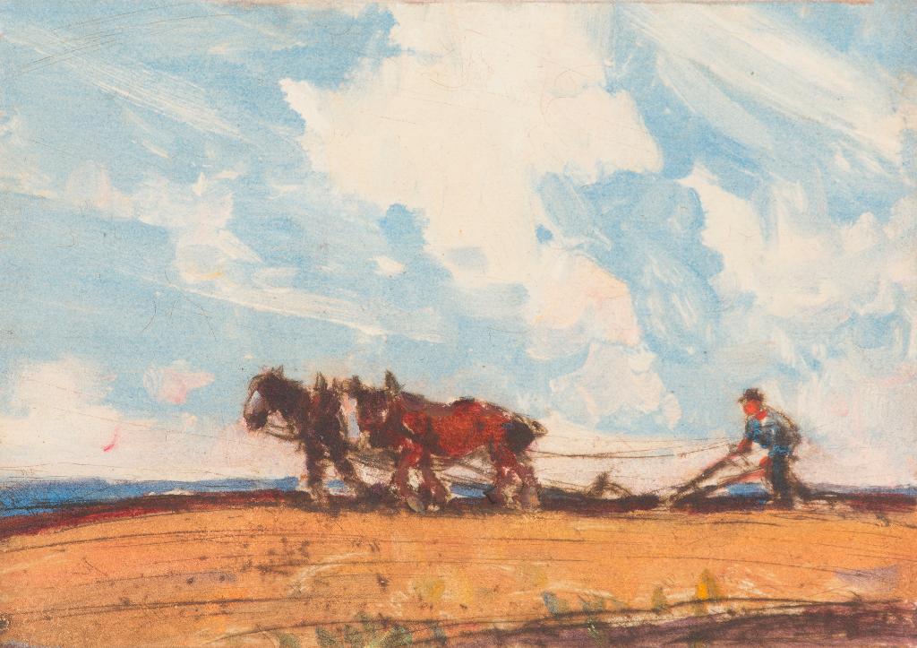Manly Edward MacDonald (1889-1971) - Ploughing
