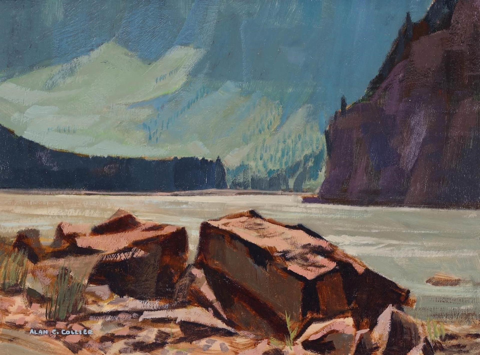 Alan Caswell Collier (1911-1990) - Fraser River, Above Yale, British Columbia; 1987