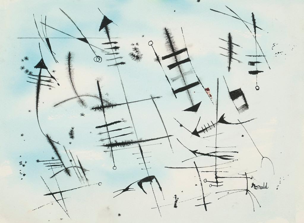 Willam Smith Ronald (1926-1998) - Two Untitled Compositions