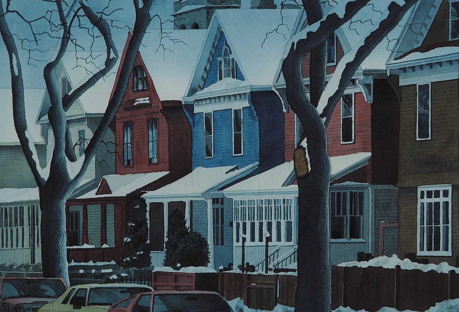 Keith Nunas - Untitled - Snowy Rooftops