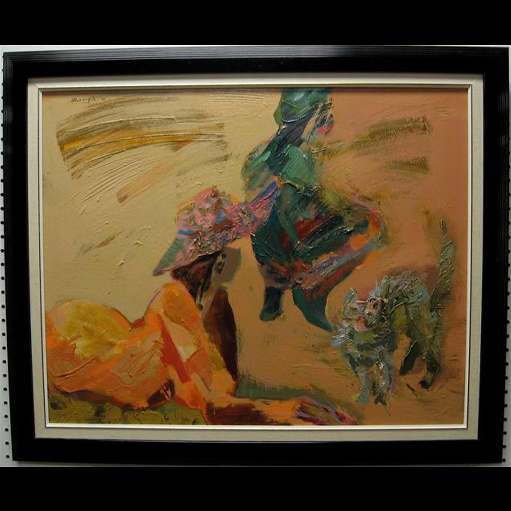 Wojciech Macherzynski - Untitled (Figures With Cat)