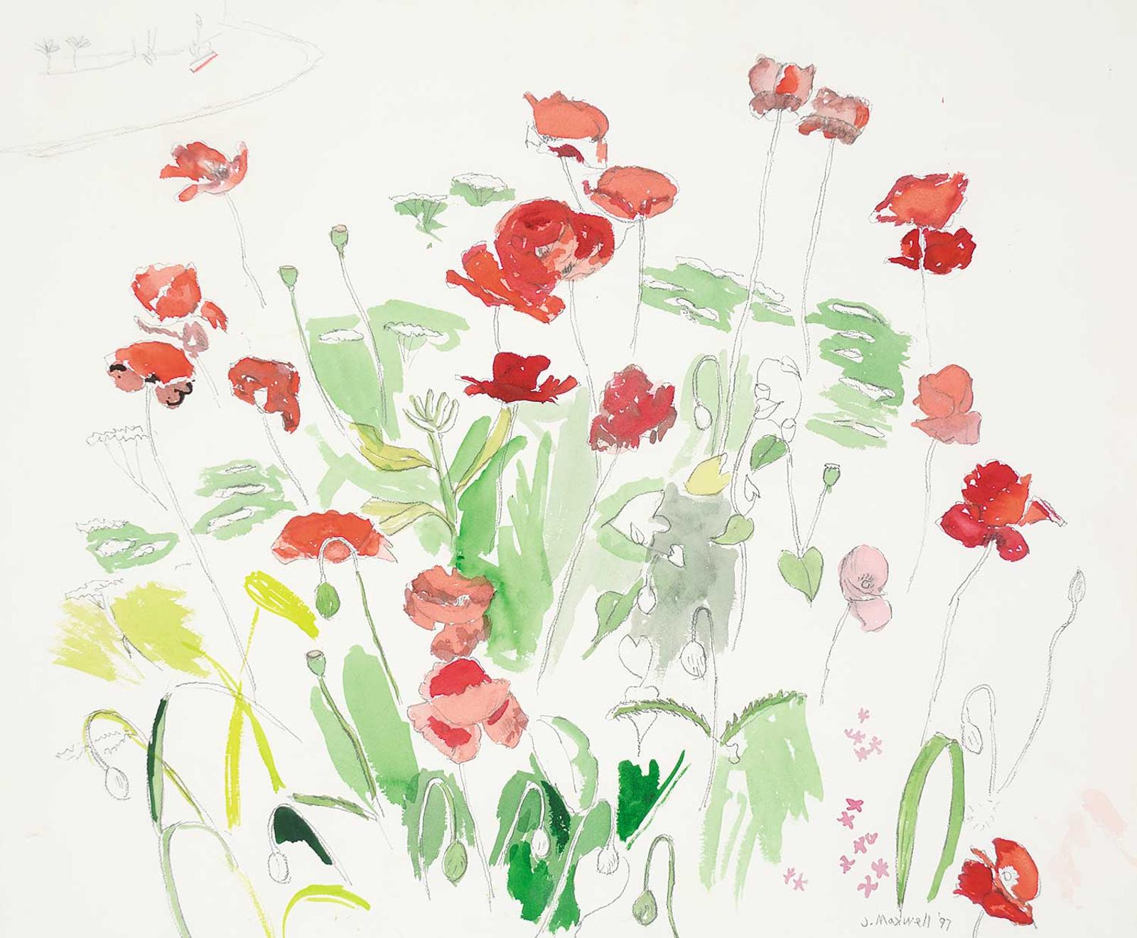 J. Maxwell - Untitled - Red Poppies