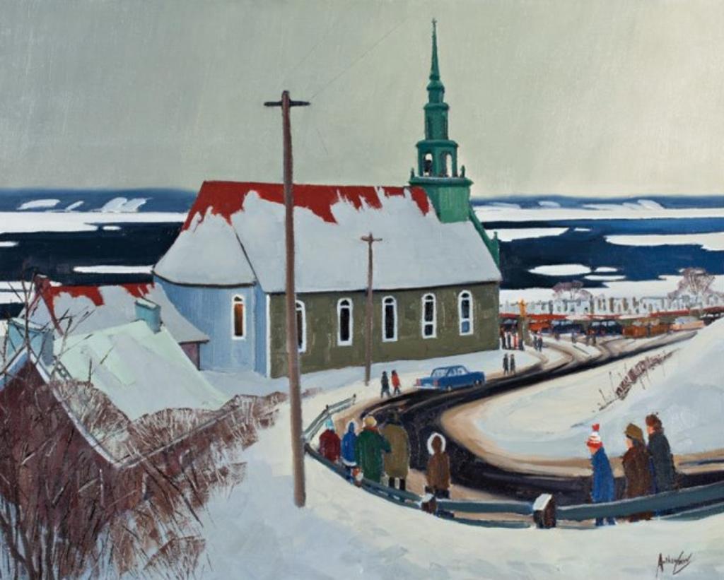 Anthony Law (1916-1996) - Sunday Morning, Ile DOrleans