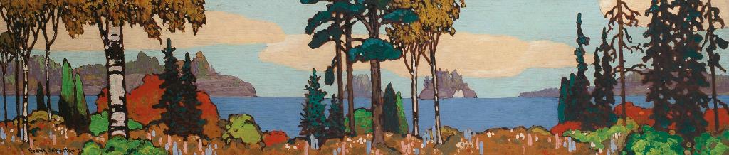 Frank (Franz) Hans Johnston (1888-1949) - Scene From Acton Island