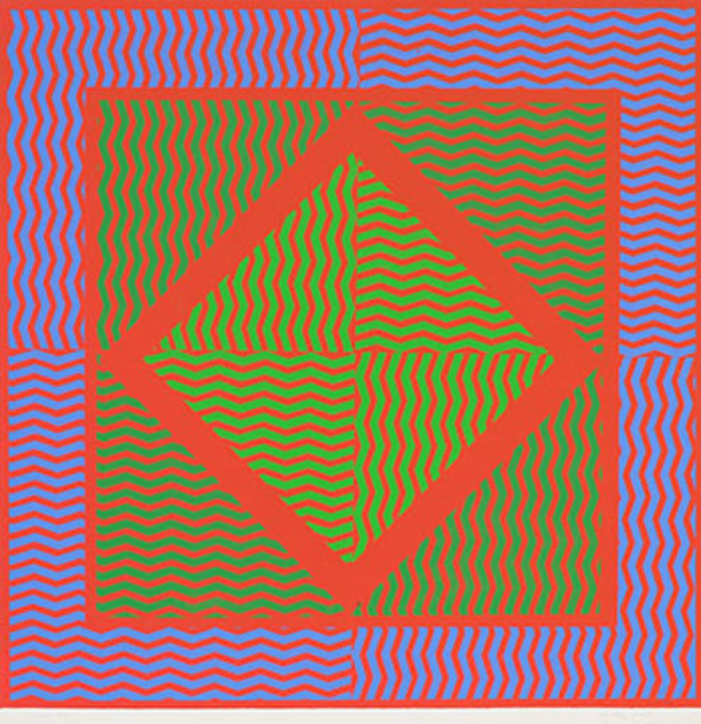 Gordon Applebee Smith (1919-2020) - Green over Red