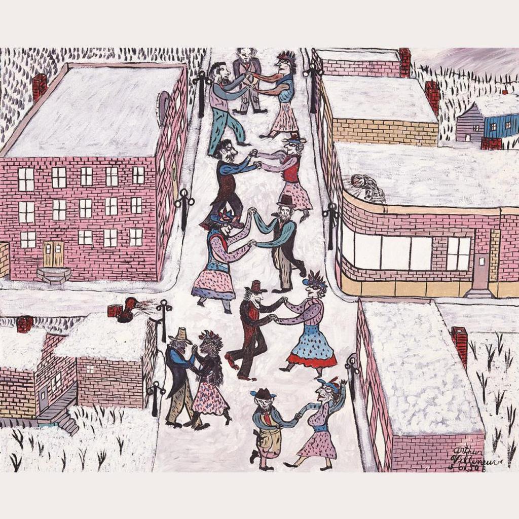 Arthur Villeneuve (1910-1990) - Le Carnaval De Chicoutimi, 1961