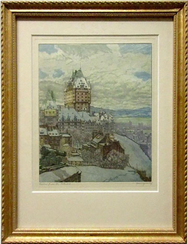 Nicholas Hornyansky (1896-1965) - Quebec From Citadel
