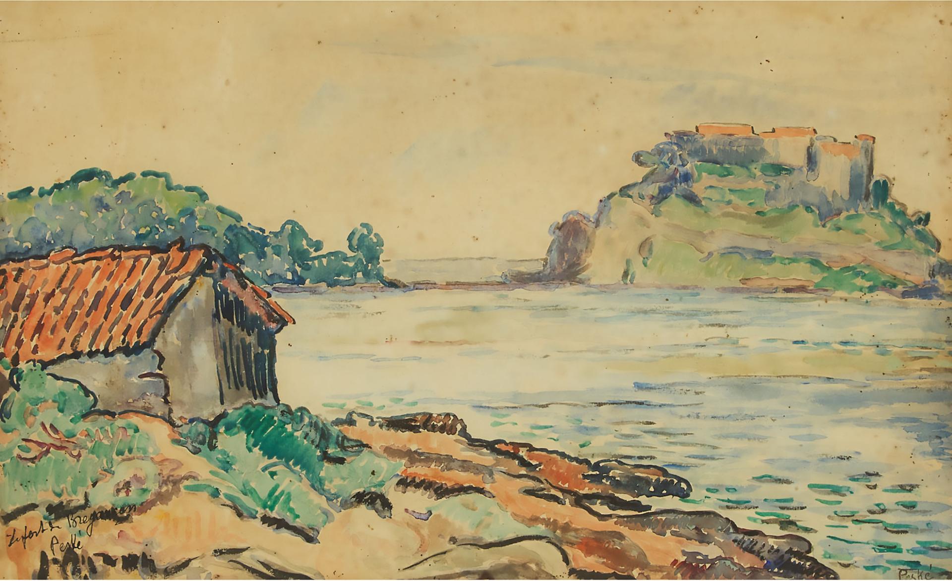 Jean Peské - Le Fort Brégançon (Var), Spring 1912
