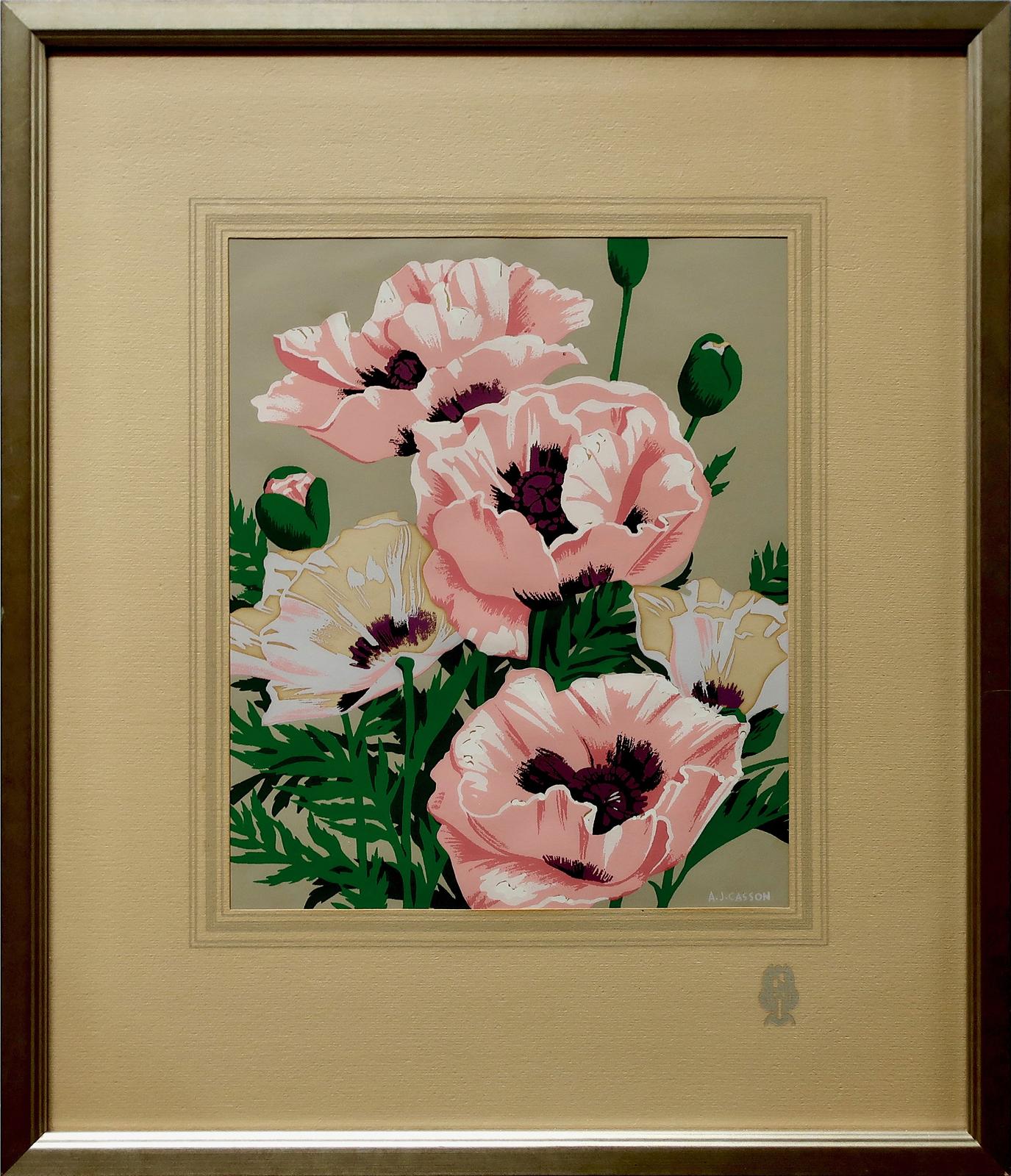 Alfred Joseph (A.J.) Casson (1898-1992) - Poppies