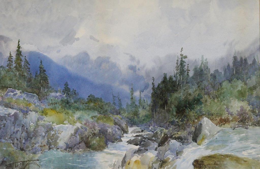 Frederic Martlett Bell-Smith (1846-1923) - Rainy Day In The Selkirks