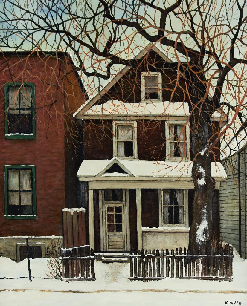 John Kasyn (1926-2008) - Sunday Morning, Adeline Street, Ottawa