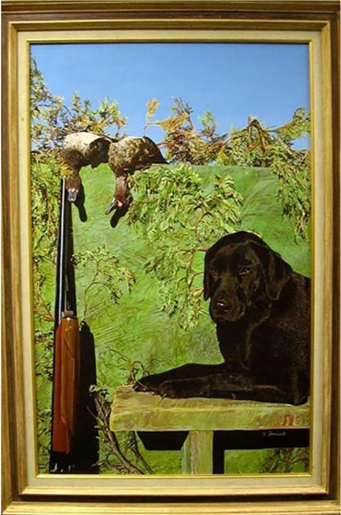 Yvette Froment (1937) - Cache De Chasse Aux Canards Sauvages