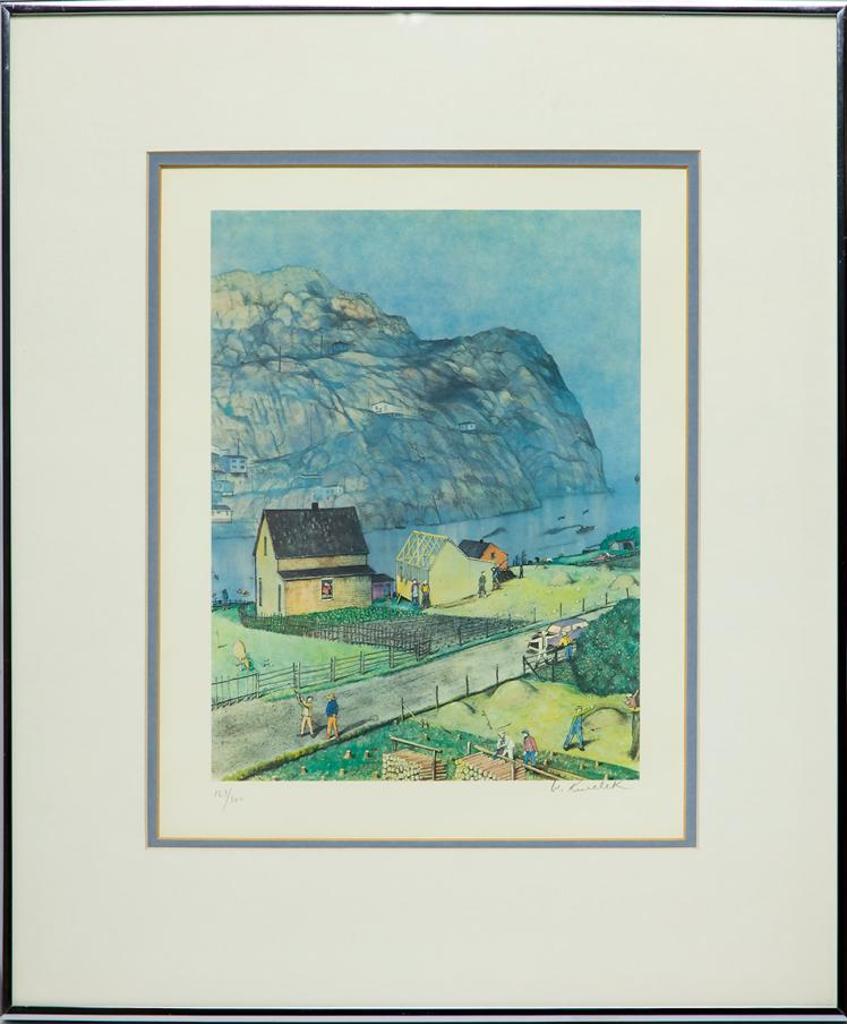 William Kurelek (1927-1977) - Untitled - Rocky Outlook