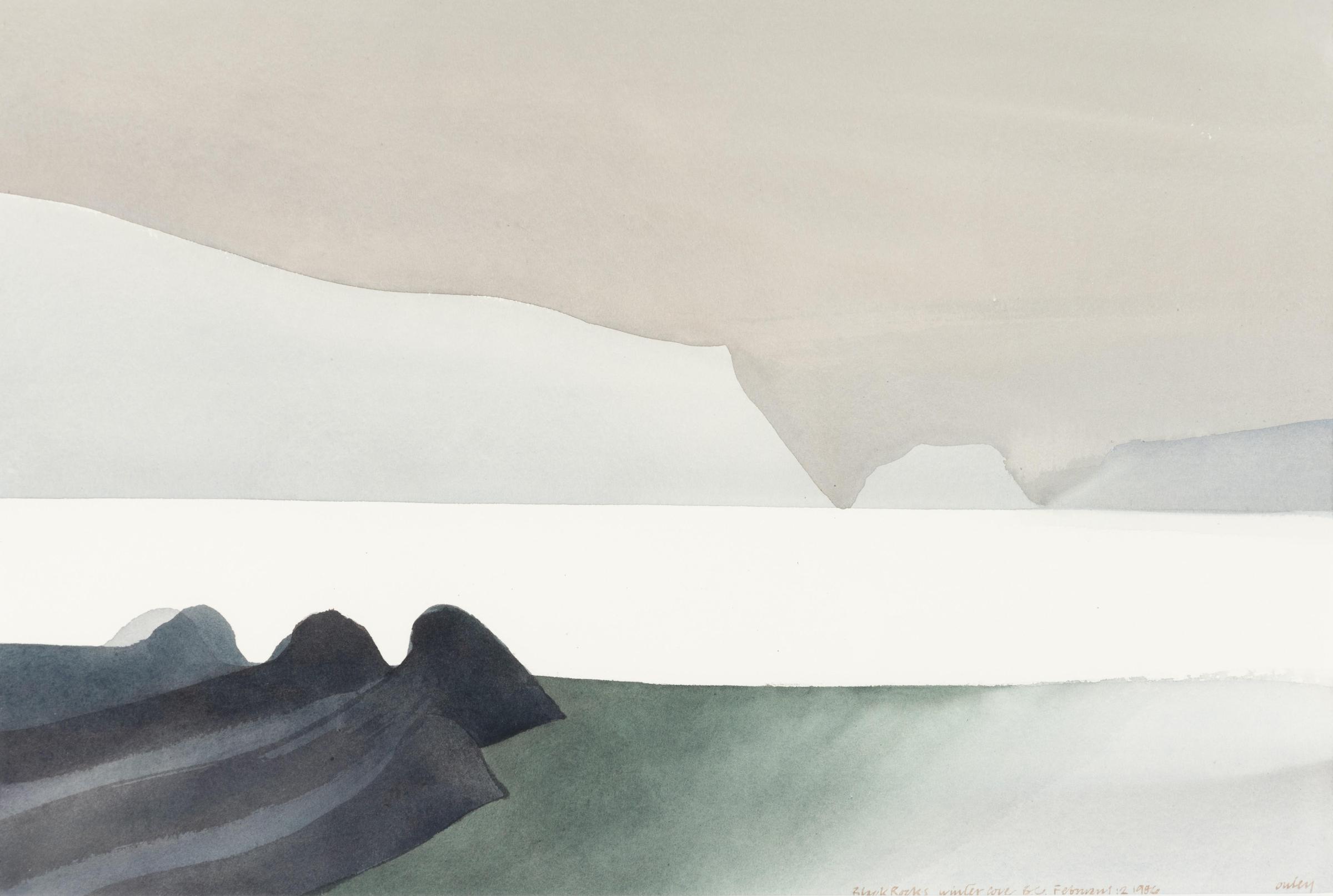 Norman Anthony (Toni) Onley (1928-2004) - Black Rocks, Winter Cove, BC