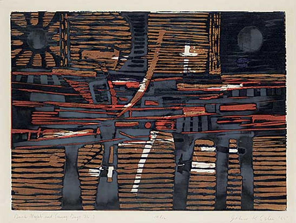 John Kenneth Esler (1933-2001) - Dark Nights and Sunny Days No. 3 #10/12
