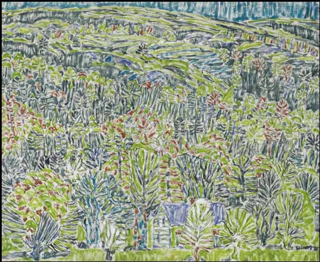David Browne Milne (1882-1953) - Green Hillside, Boston Corners, NY