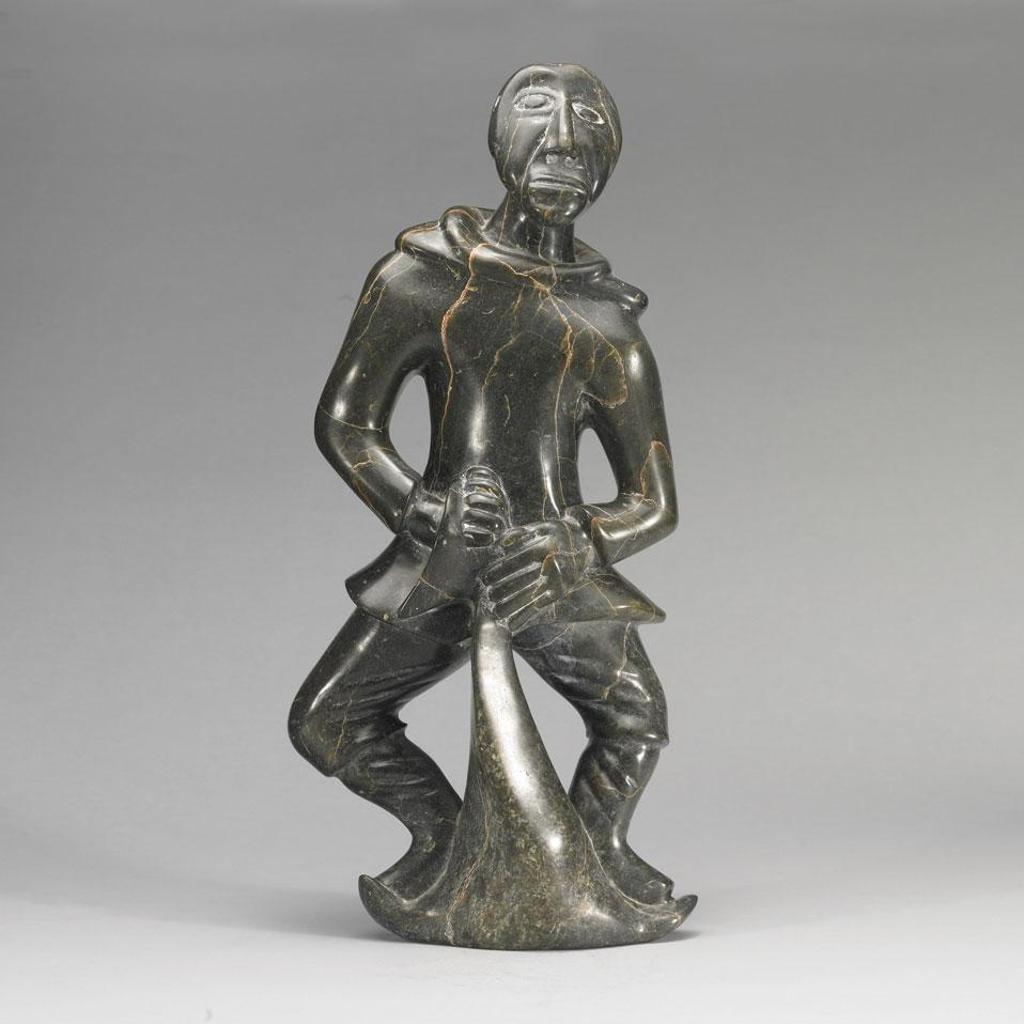 Adamie Alariaq (1930-1990) - Man And Seal