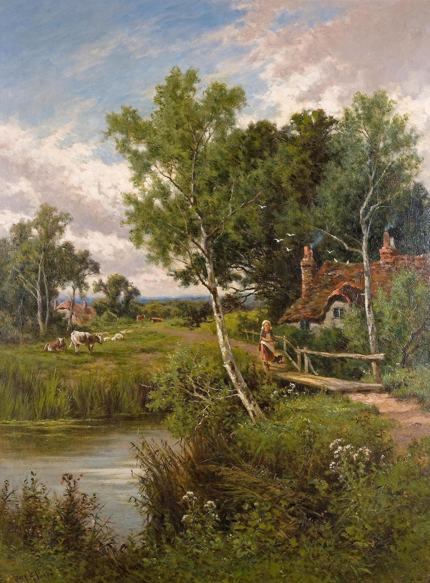 Henry Hillingford Parker (1858-1930) - At Ewhurst Hill, Surrey