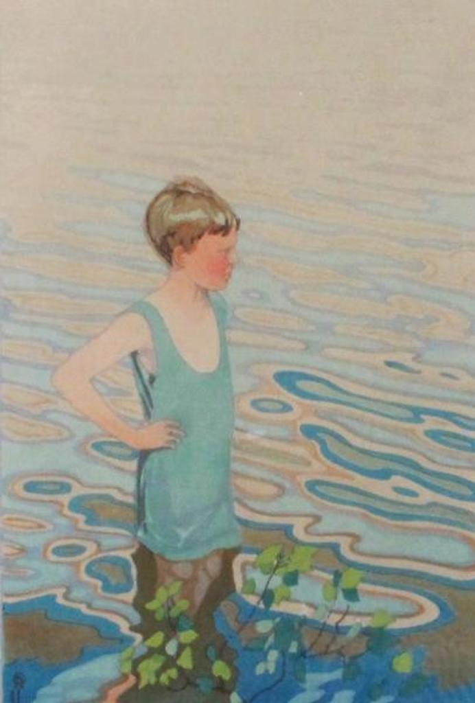 Walter Joseph (W.J.) Phillips (1884-1963) - The Bather; 1923